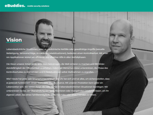 screenshot ebuddies website